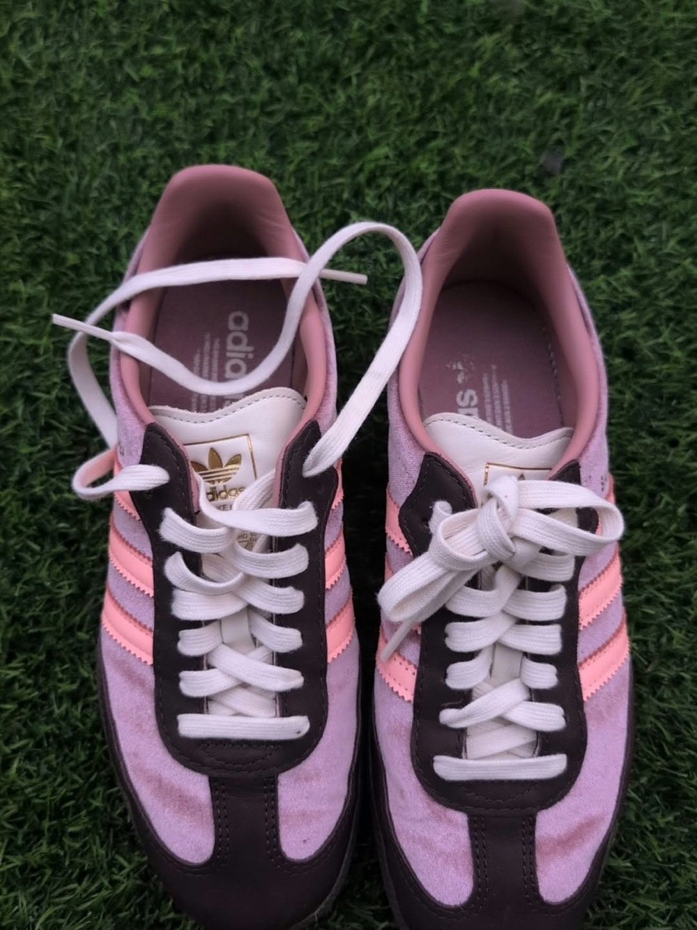 adidas Women’s Pink and Coral Low-Top Sneakers